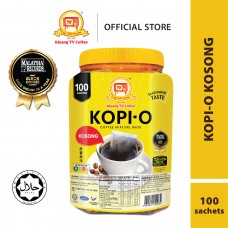 Kluang TV Coffee Kopi-O Kosong (100 sachets x 1 pack)